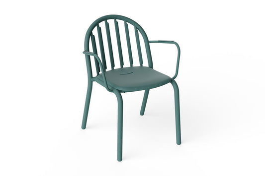 Sedia da giardino con braccioli Fred's verde