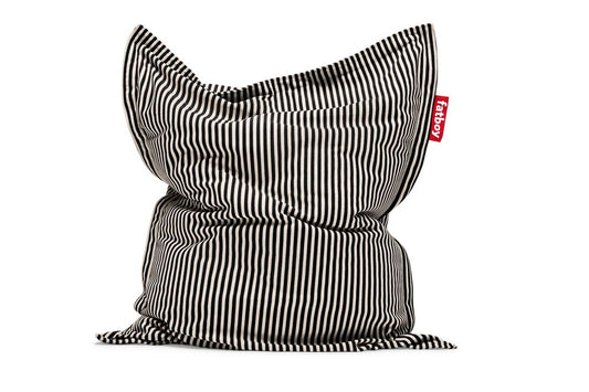 Original Slim Terry Poltrona sacco in spugna, Black Creme