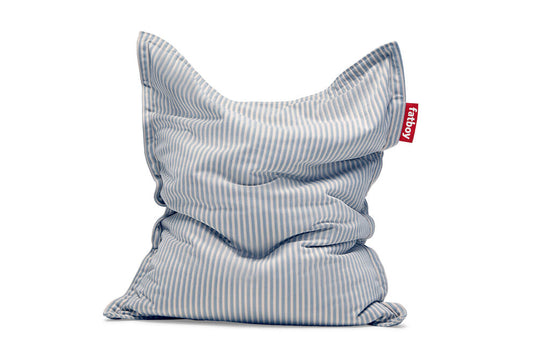 Original Slim Terry Poltrona sacco in spugna, Blizzard Blue Creme