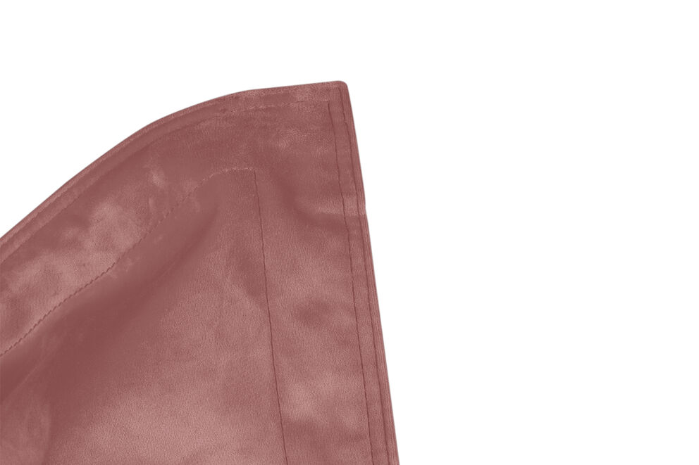 Original Slim Velvet Pouf in velluto, rosa