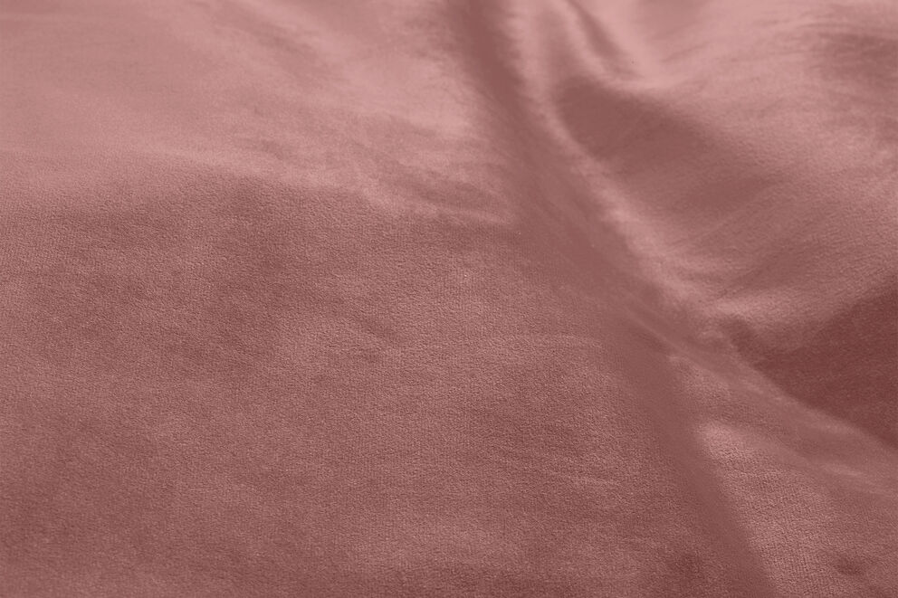 Original Slim Velvet Pouf in velluto, rosa