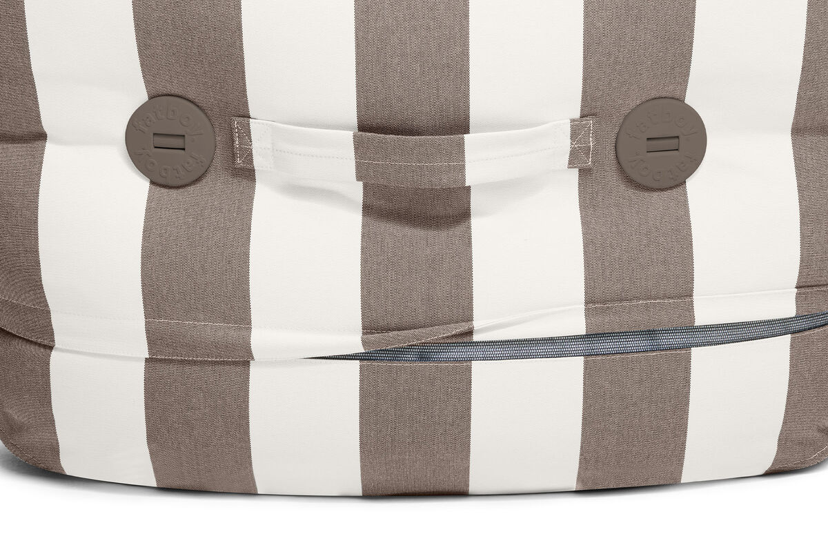 Poltrona lounge da esterno BonBaron Stripe Cacao