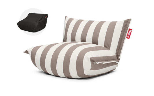 Poltrona lounge da esterno BonBaron Stripe Cacao