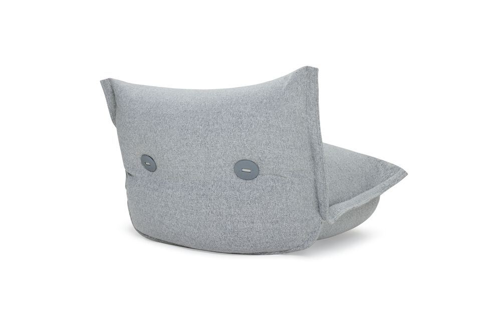 BonBaron Slim Boucle Poltrona lounge, grigio