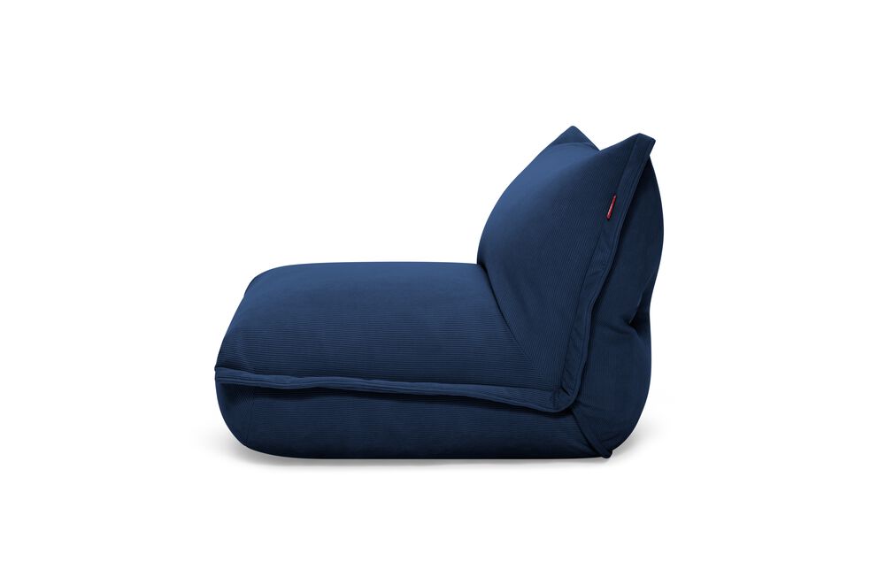 The BonBaron Slim Cord Poltrona lounge, blu