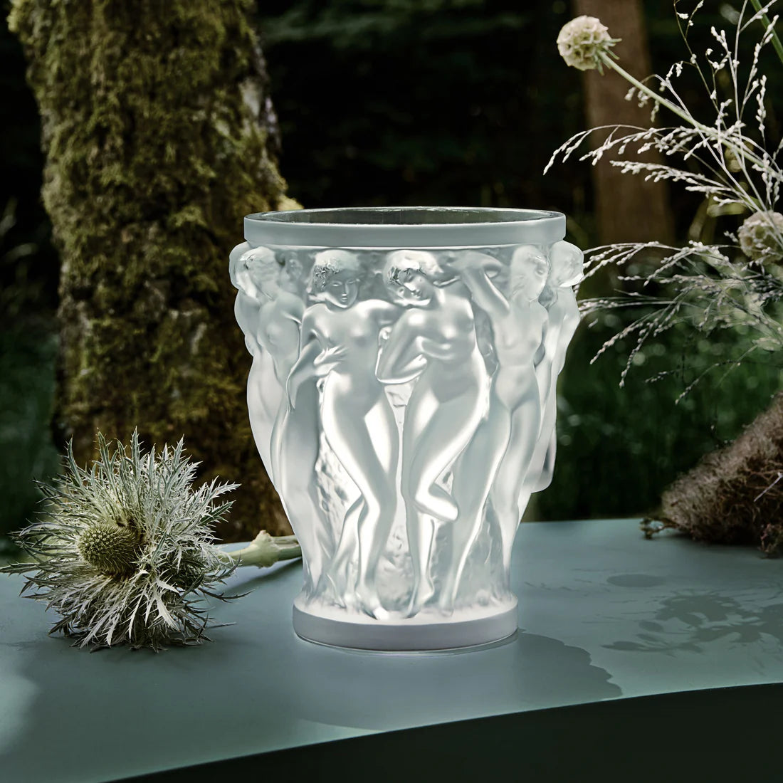 Vaso Bacchantes Cristallo satinato