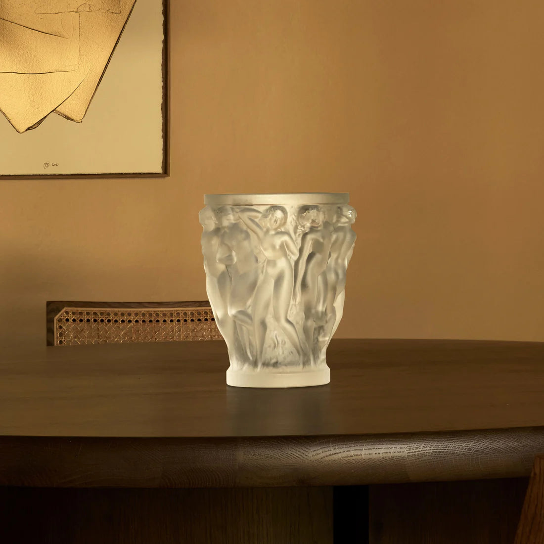 Vaso Bacchantes Cristallo satinato