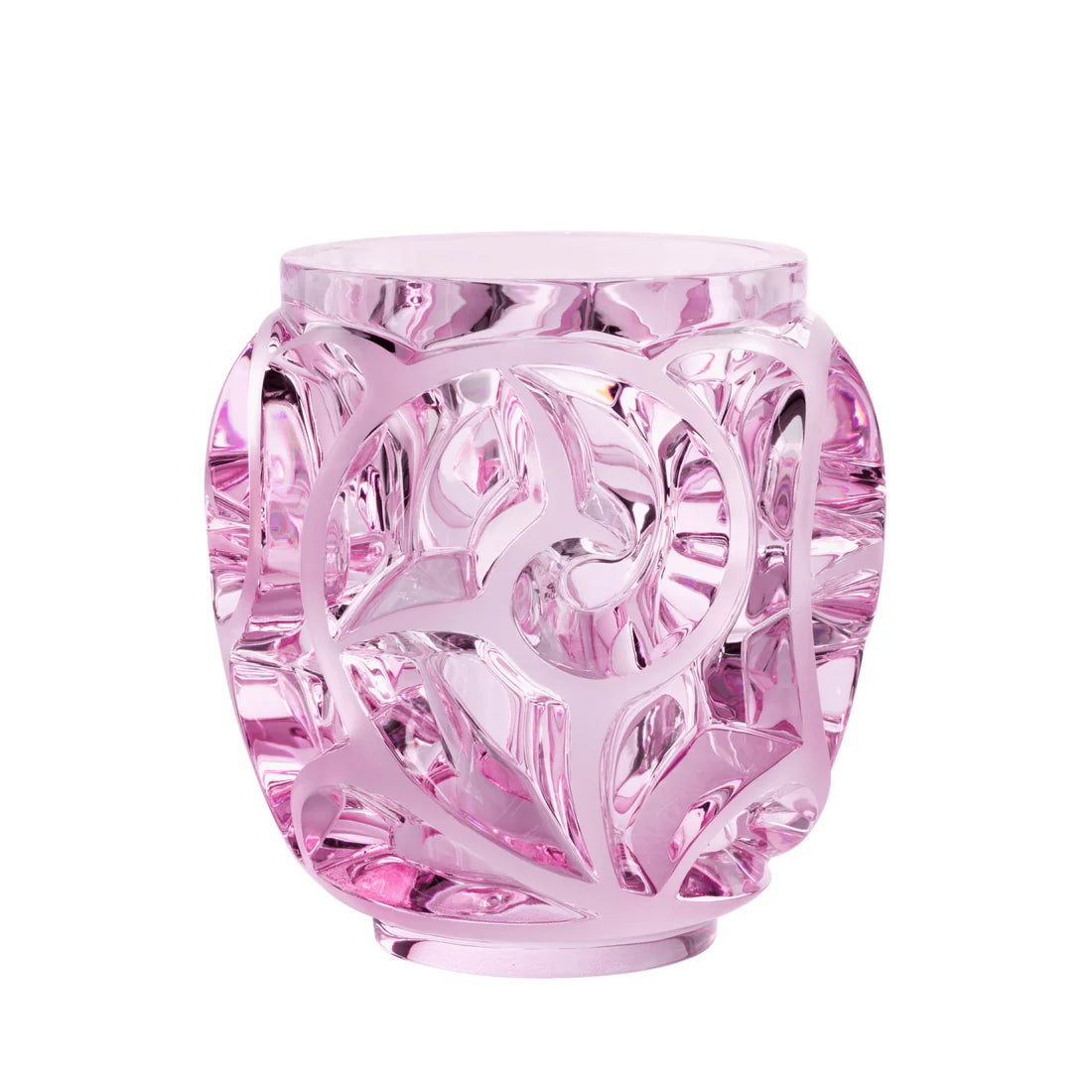 Tourbillons Vaso Grande in cristallo rosa