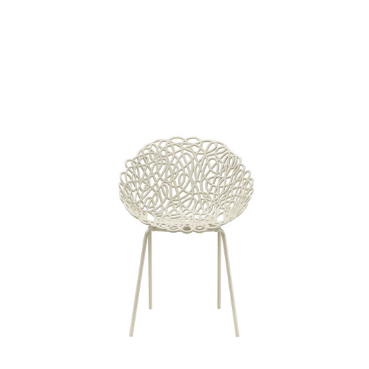 Set 4 Sedie Bacana Chair Outdoor Ivory