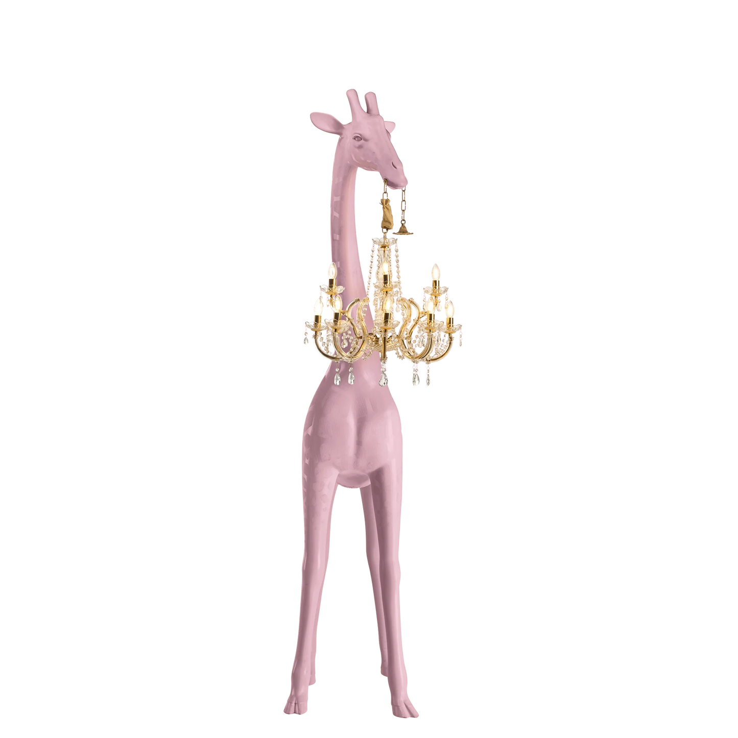 Giraffe in Love Lamp M - Indoor Pink